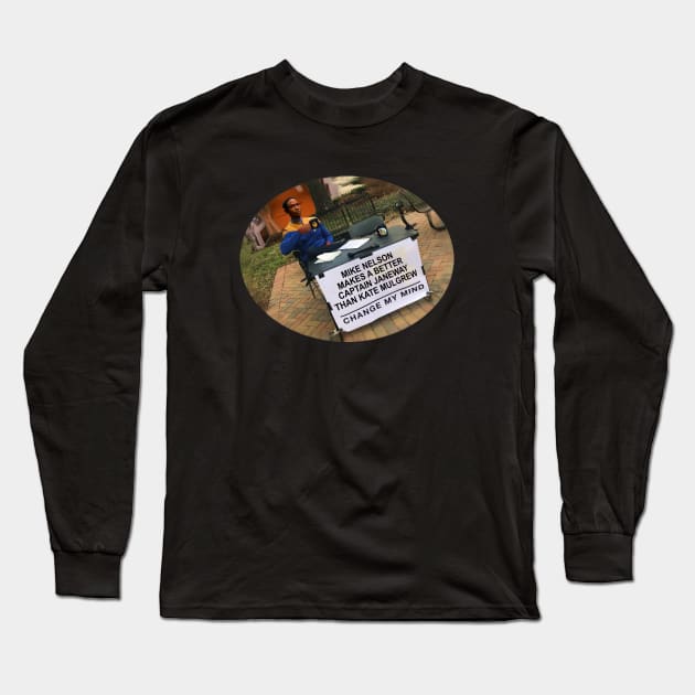 Captain Mike Nelson Long Sleeve T-Shirt by Manatee Max